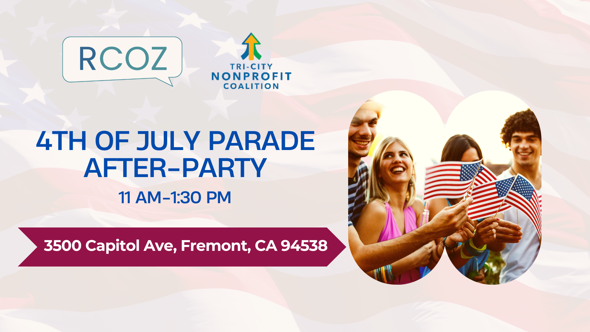 Free After-Party! Fremont Parade with Tri-City Nonprofit Coalition