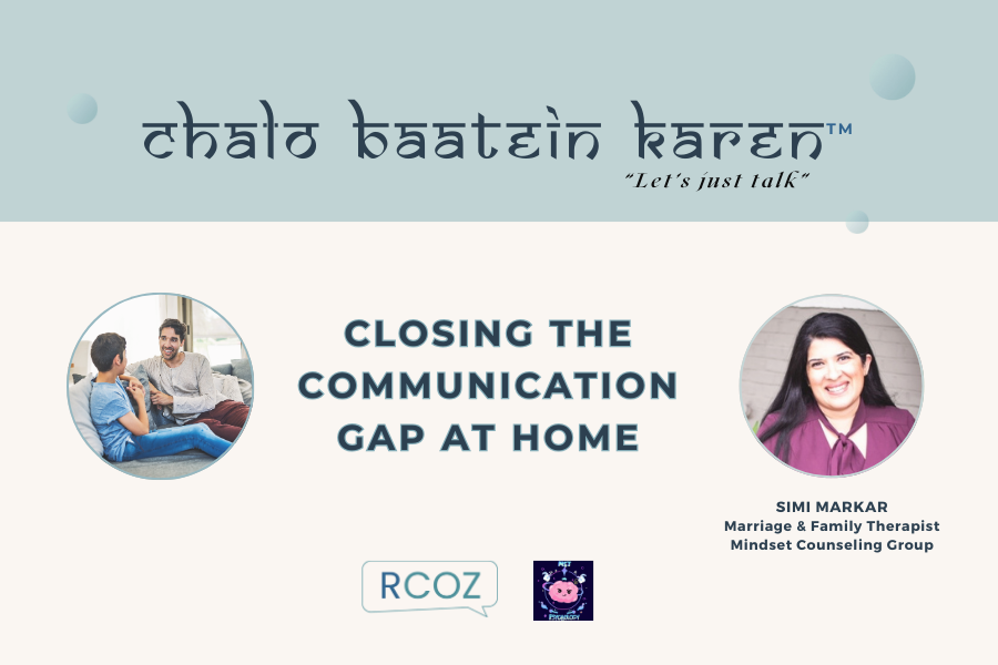 Chalo Baatein Karen (“Let’s just talk”) - A Discussion Series
