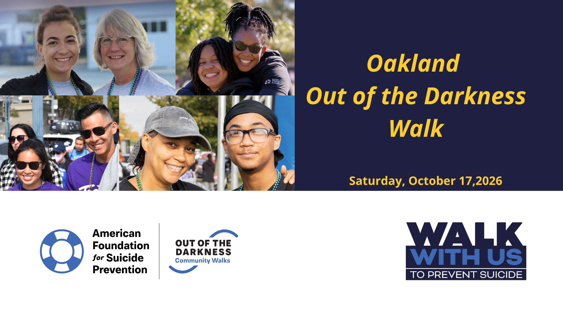 Oakland Out of the Darkness Walk