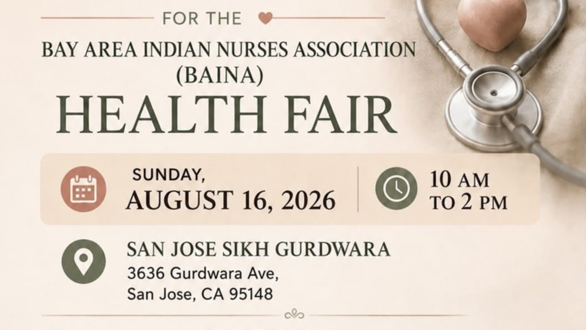 BAINA Health Fair